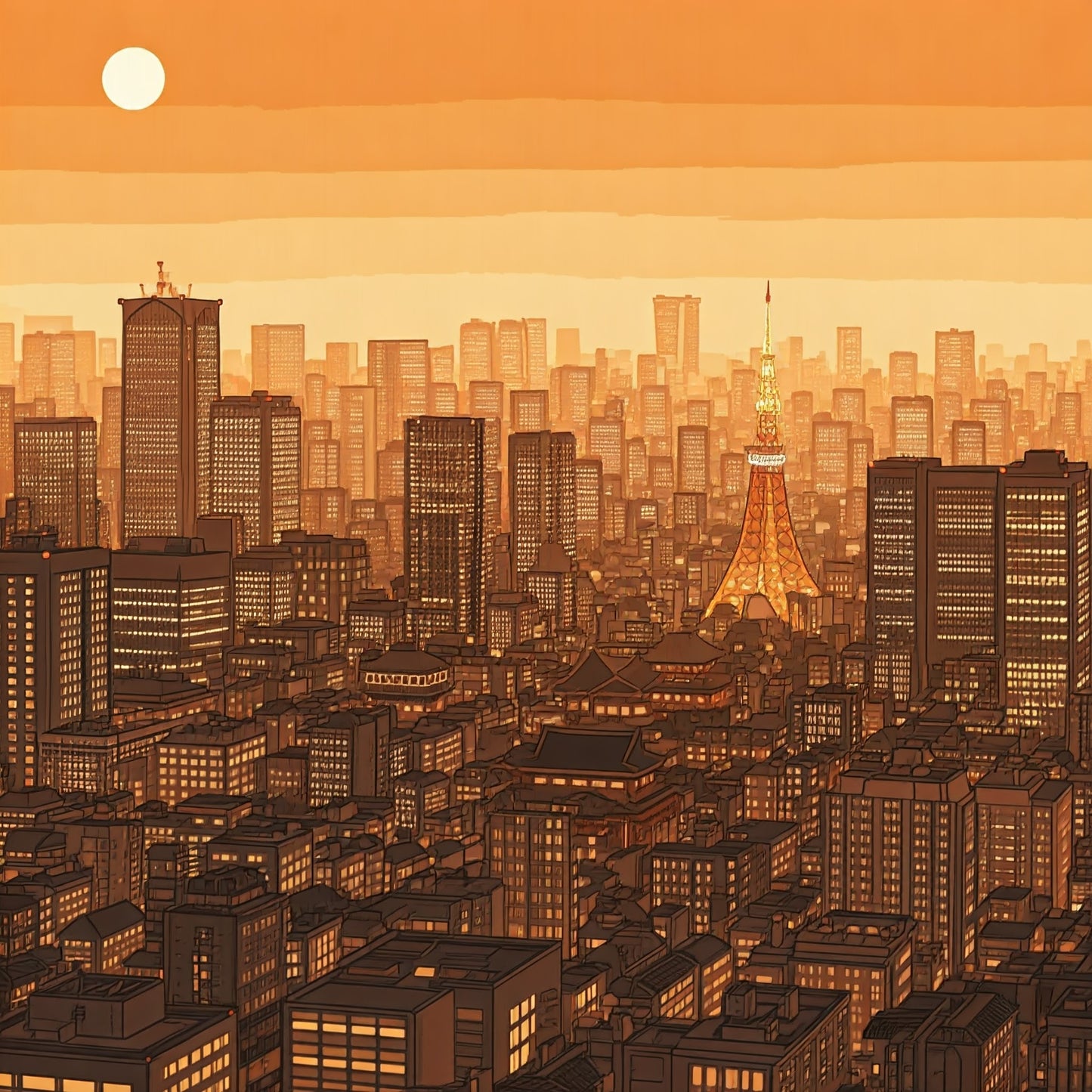 Tokyo night view